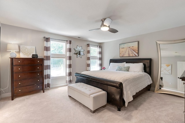 67 Old Farms Rd, Glastonbury, CT 06073 - bedroom with light colored carpet and ceiling fan