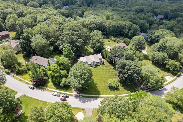 67 Old Farms Rd, Glastonbury, CT 06073 - bird's eye view of a heavily wooded area