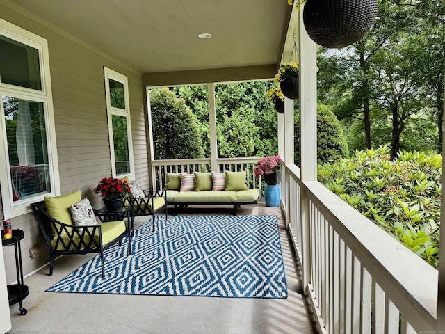 67 Old Farms Rd, Glastonbury, CT 06073 - balcony featuring an outdoor hangout area