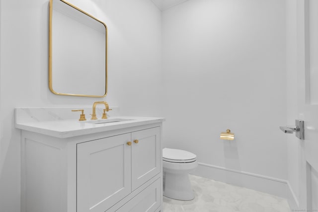 45 Robin Cir, Fairfield, CT 06824 - bathroom with vanity and toilet