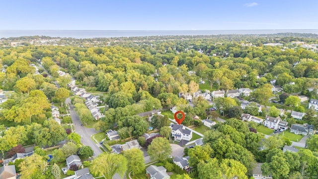 45 Robin Cir, Fairfield, CT 06824 - aerial view of property's location featuring nearby suburban area and a nearby body of water