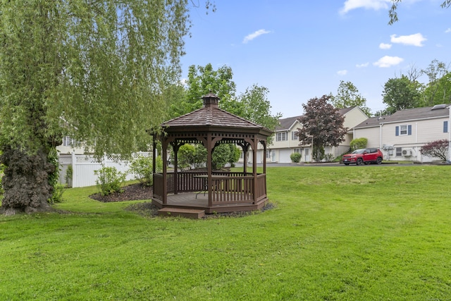 56 Pembroke Rd Apt 11, Danbury, CT 06811 - view of yard featuring a gazebo