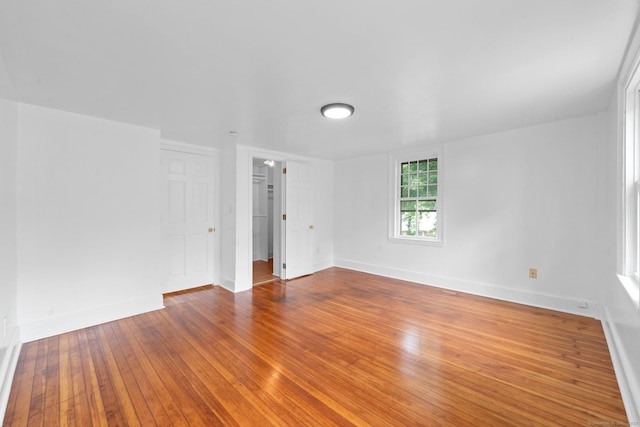 2921 Nichols Ave, Trumbull, CT 06611 - spare room featuring baseboards and hardwood / wood-style floors