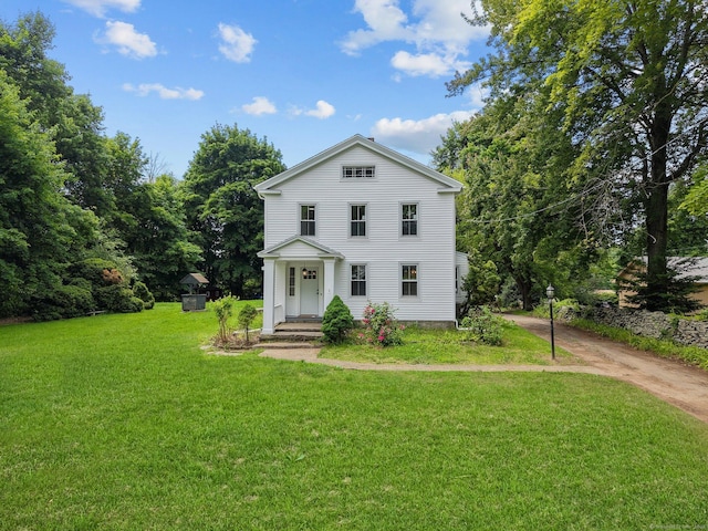 2921 Nichols Ave, Trumbull, CT 06611 - view of front of property with a front yard