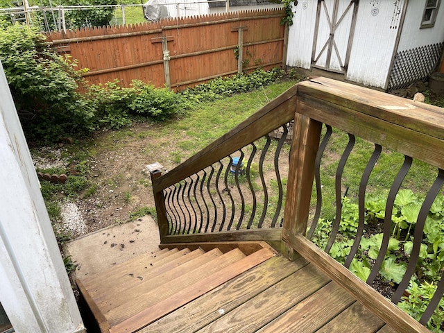 view of deck