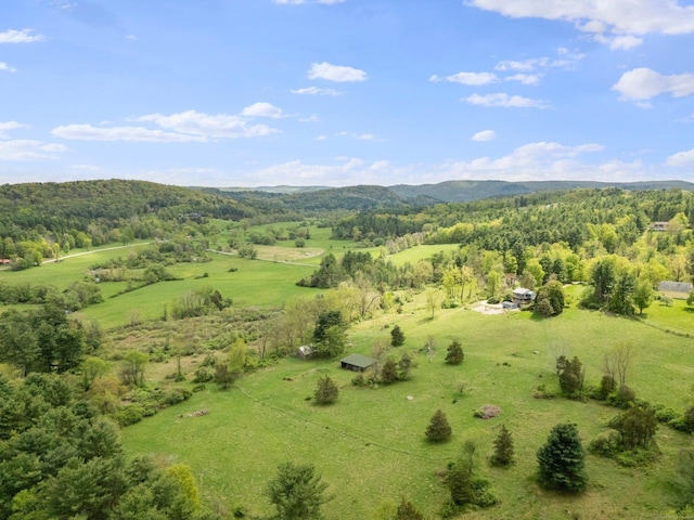 278AND282 Farnum Rd, Salisbury, CT 06039 - aerial view of sparsely populated area featuring a forest and a mountain backdrop