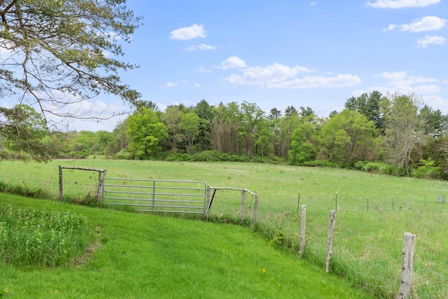 278AND282 Farnum Rd, Salisbury, CT 06039 - view of yard featuring a view of countryside, a gate, and a wooded view