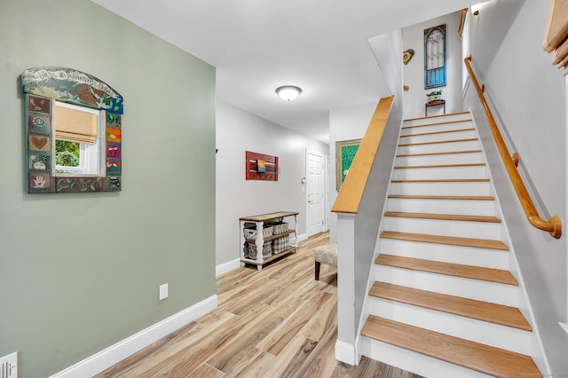645 Prospect Ave Unit 11, West Hartford, CT 06105 - stairs with wood finished floors and baseboards