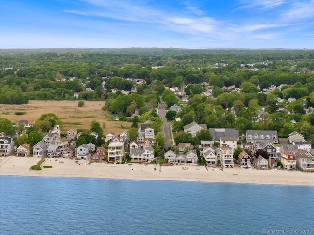 62 Surf Ave, Milford, CT 06460 - aerial perspective of suburban area featuring expansive beach