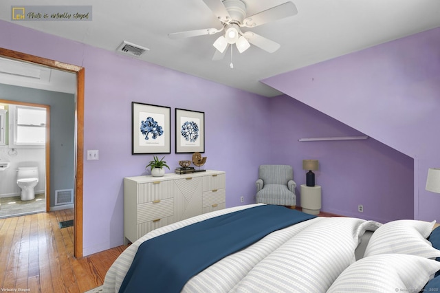 62 Surf Ave, Milford, CT 06460 - bedroom featuring wood-type flooring, a ceiling fan, and baseboards