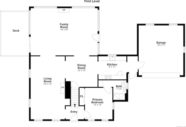 11 Overlook Rd, Westport, CT 06880 - view of floor plan / room layout