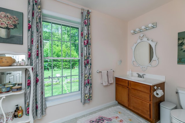 23 Anita Way, Warren, CT 06754 - bathroom with toilet and vanity
