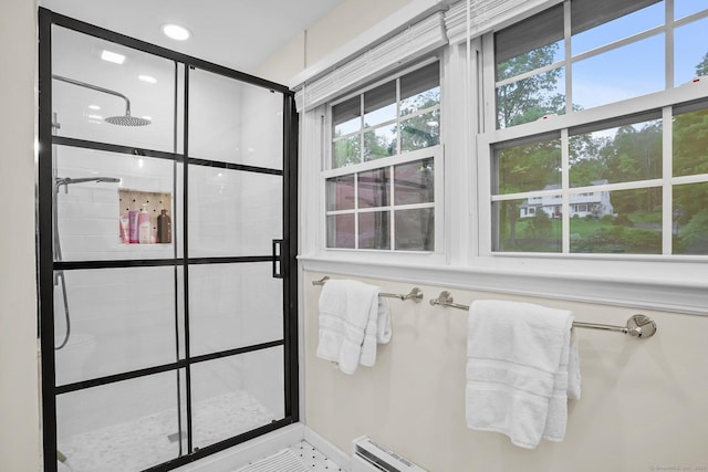 27 E Gate Rd, Danbury, CT 06811 - full bathroom featuring a shower stall and recessed lighting