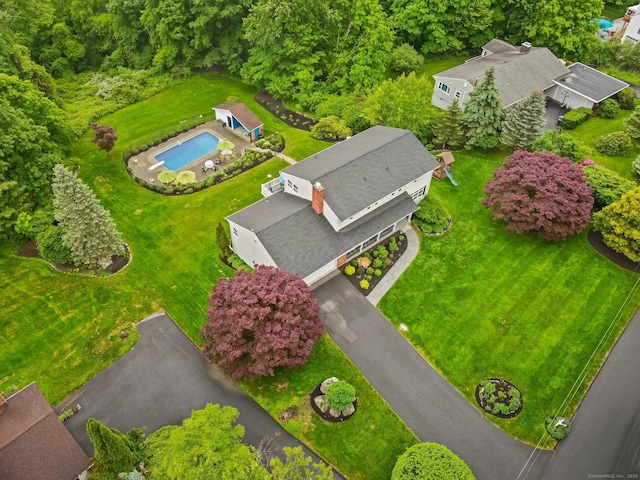 27 E Gate Rd, Danbury, CT 06811 - bird's eye view of a pool area