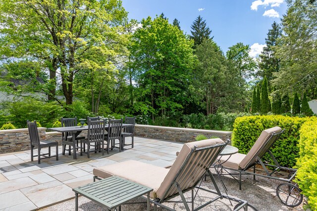 118 S St, Litchfield, CT 06759 - view of patio featuring outdoor dining area
