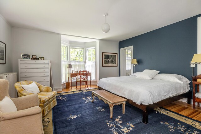 118 S St, Litchfield, CT 06759 - bedroom with multiple windows, wood finished floors, and radiator