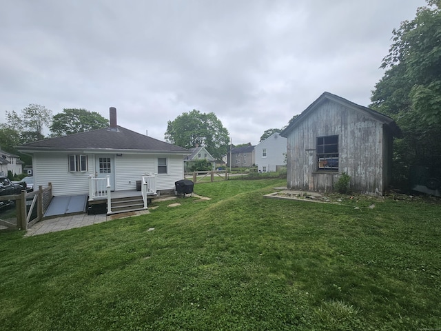 16 Walnut St (Pawcatuck), Unit Pawcatuck Stonington, CT 06379 - view of yard with a deck