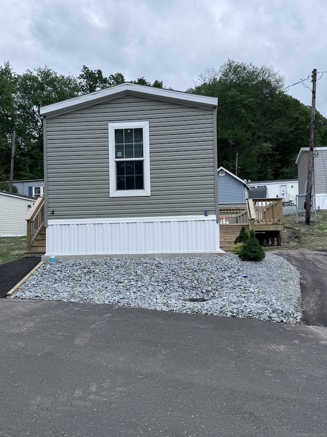 4 N Ter, Vernon, CT 06066 - view of side of property with a wooden deck