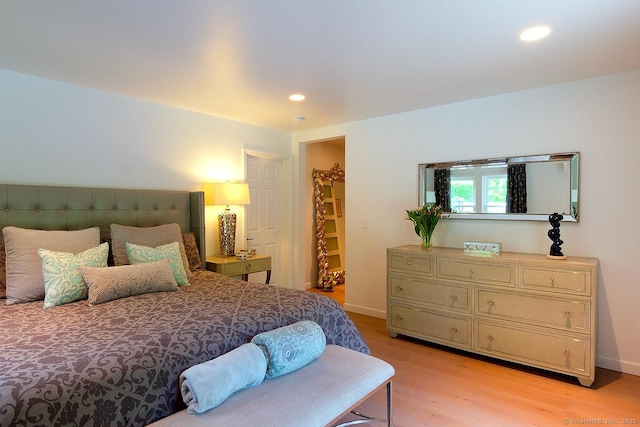 21 Perry St, Salisbury, CT 06039 - bedroom featuring light wood-style flooring, recessed lighting, and baseboards