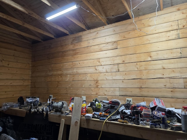 80 John Mack Rd, Hampton, CT 06247 - misc room featuring wooden walls