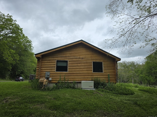 80 John Mack Rd, Hampton, CT 06247 - view of side of home featuring log siding