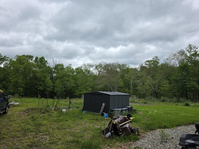 80 John Mack Rd, Hampton, CT 06247 - view of grassy yard with a forest view