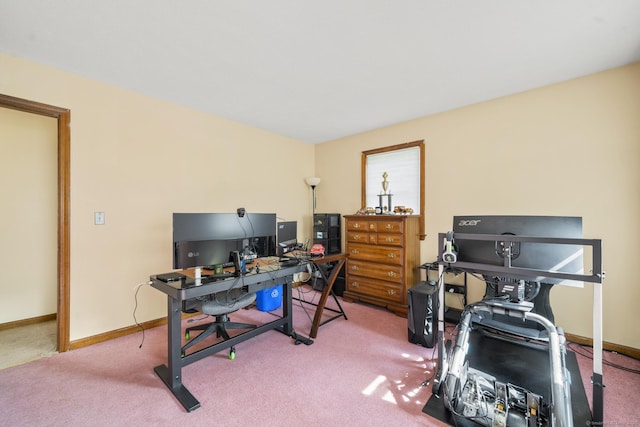 18 Kimberly Dr, Enfield, CT 06082 - office area with carpet and baseboards