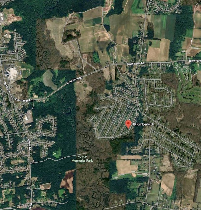18 Kimberly Dr, Enfield, CT 06082 - aerial overview of property's location