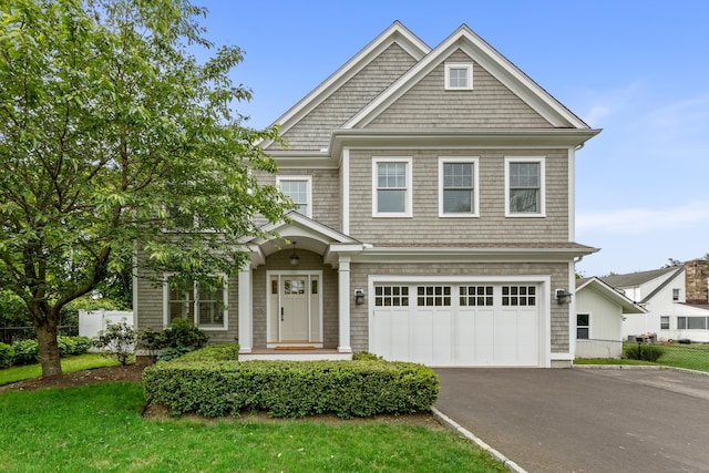 32 Middlebrook Dr, Fairfield, CT 06824 - shingle-style home with asphalt driveway and an attached garage