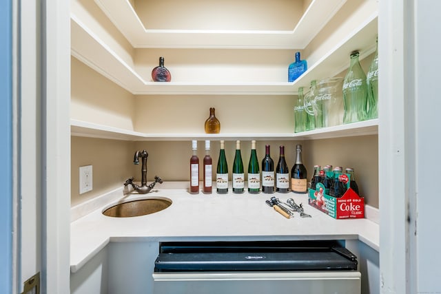 1208 Smith Ridge Rd, New Canaan, CT 06840 - storage area featuring a sink