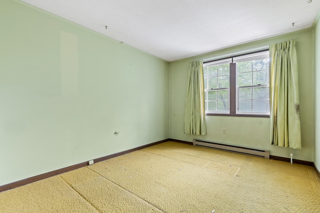 108 Gallivan Ln, Montville, CT 06382 - spare room with baseboard heating and baseboards