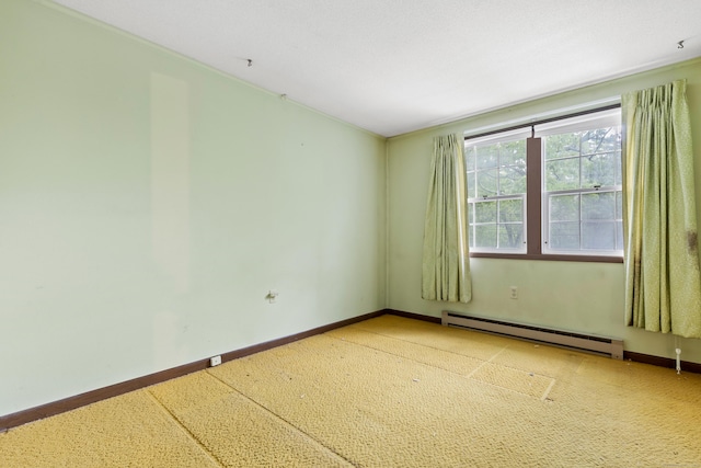 108 Gallivan Ln, Montville, CT 06382 - spare room featuring a baseboard radiator and baseboards