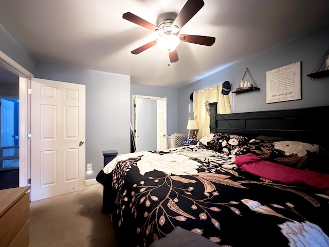 29 Hooker Rd, Bridgeport, CT 06610 - carpeted bedroom with a ceiling fan
