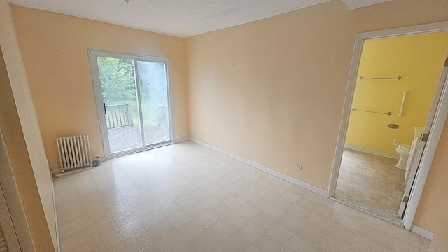 19 Weymouth Rd, Enfield, CT 06082 - empty room with radiator, light flooring, and baseboards
