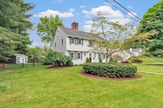 59 Ledyard Rd, West Hartford, CT 06117 - colonial home featuring a chimney