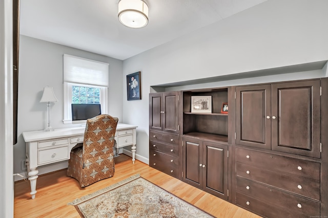 59 Ledyard Rd, West Hartford, CT 06117 - home office with light wood-style floors and baseboards