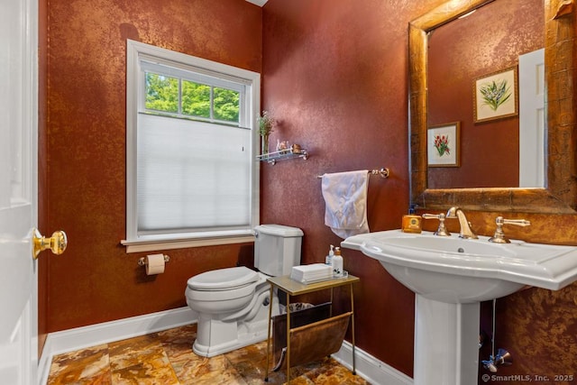 96 Norrans Ridge Dr, Ridgefield, CT 06877 - half bath with baseboards and toilet