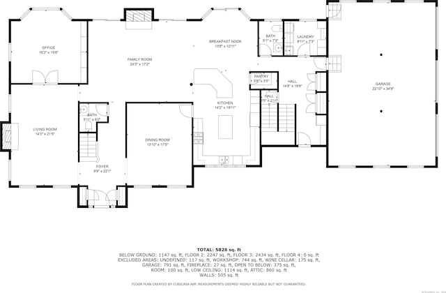 96 Norrans Ridge Dr, Ridgefield, CT 06877 - view of property floor plan