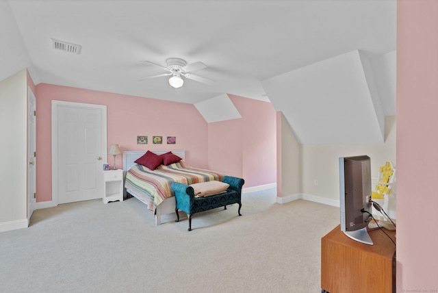 14 Withe Pass, Burlington, CT 06013 - bedroom with carpet flooring, a ceiling fan, baseboards, and lofted ceiling