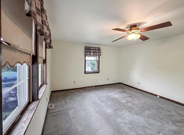 57 Fenway Dr, Hamden, CT 06517 - carpeted empty room with a ceiling fan and baseboards