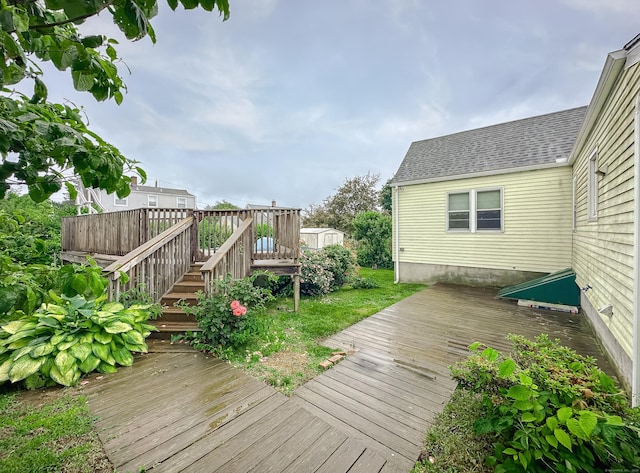 57 Fenway Dr, Hamden, CT 06517 - deck featuring stairs