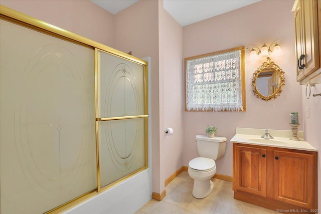 503 Dzen Way Unit 503, South Windsor, CT 06074 - full bathroom featuring vanity, enclosed tub / shower combo, and tile patterned floors