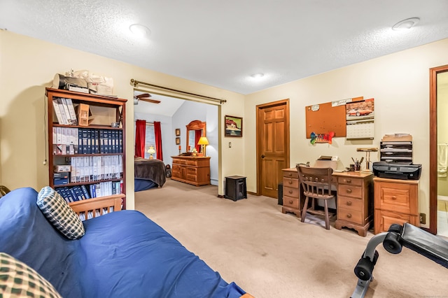 28 Blakeman Dr, Monroe, CT 06468 - bedroom featuring light colored carpet, a desk, a textured ceiling, and a baseboard heating unit