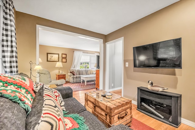 28 Blakeman Dr, Monroe, CT 06468 - living room featuring wood finished floors and baseboards