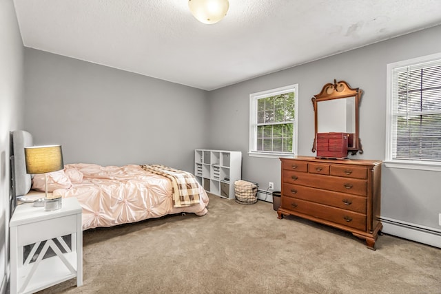 28 Blakeman Dr, Monroe, CT 06468 - bedroom featuring light colored carpet and a baseboard heating unit