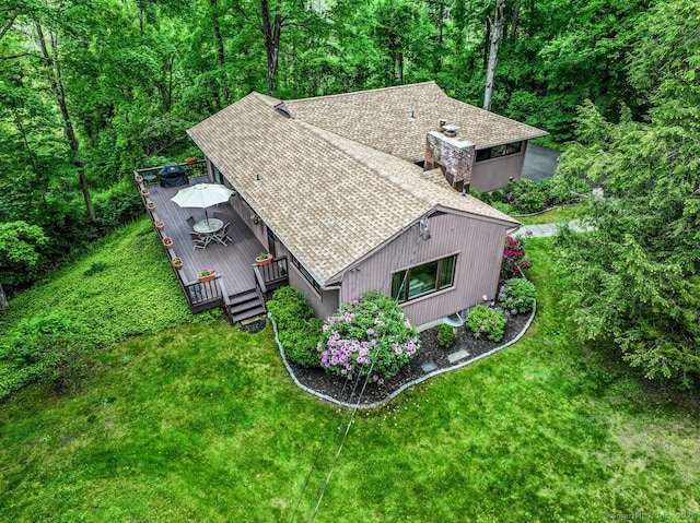 73 Tanton Hill Rd, Ridgefield, CT 06877 - aerial view of property and surrounding area
