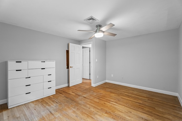 38 Rossie St, Stonington, CT 06355 - unfurnished bedroom with light wood-style floors and ceiling fan