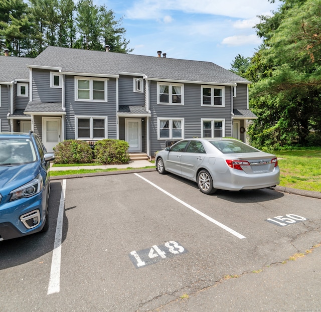 148 Fairway Dr Unit 148, Cheshire, CT 06410 - multi unit property featuring uncovered parking and a shingled roof