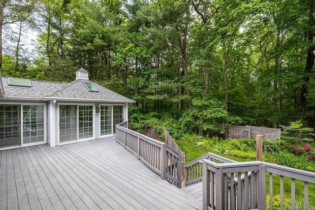 39 Chestnut Hill Rd, Simsbury, CT 06092 - view of wooden deck