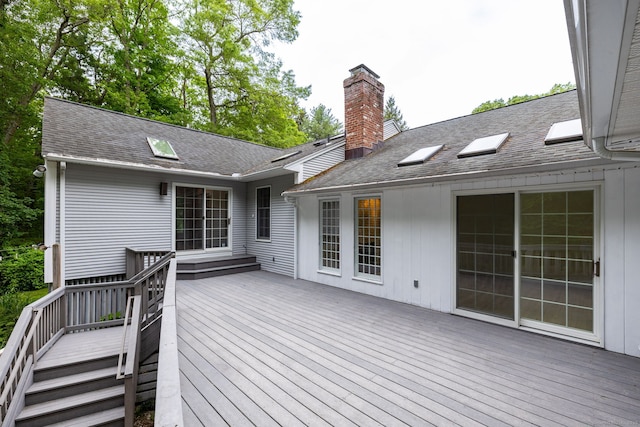 39 Chestnut Hill Rd, Simsbury, CT 06092 - view of wooden terrace